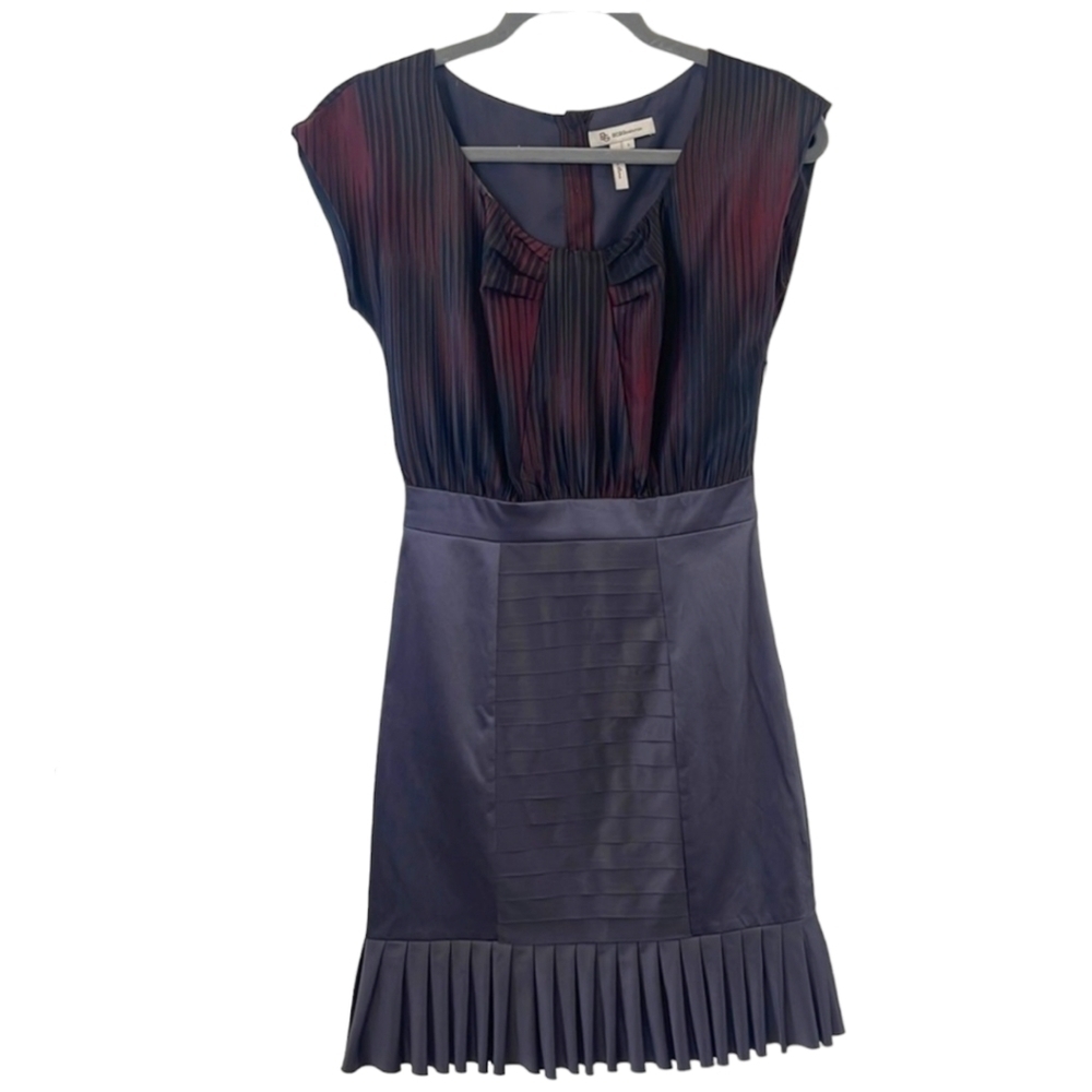 BCBGeneration Pleated Skirt Cocktail Dress